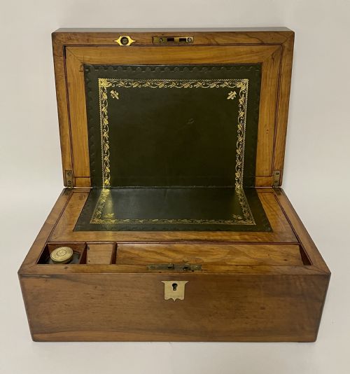 Victorian Walnut Writing Slope
