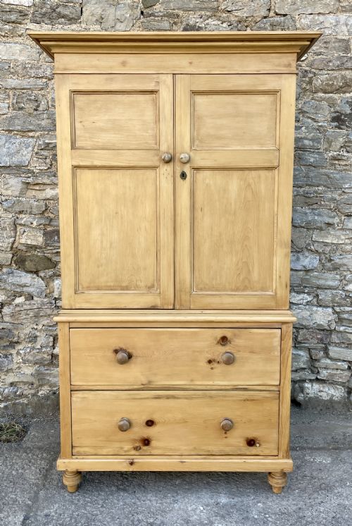Antique Pine Housekeepers Cupboard