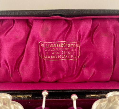 fig 3. Victorian Silver Salts in Box
