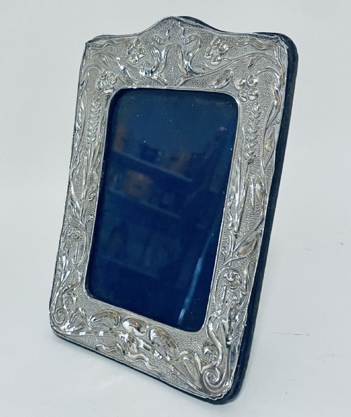 fig 1. Art Nouveau Silver Photo Frame