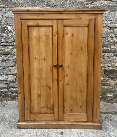 Antique Stripped Pine Cupboard