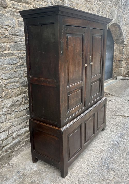 fig 2. Early 18th Century Oak Livery Cupboard
