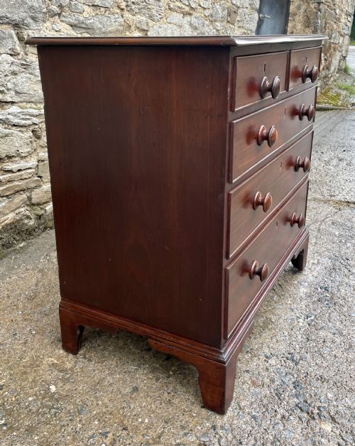 fig 2. Small Georgian Mahogany Chest of Drawers