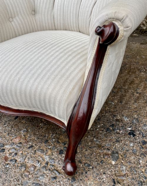 fig 2. Victorian Mahogany Framed Armchair