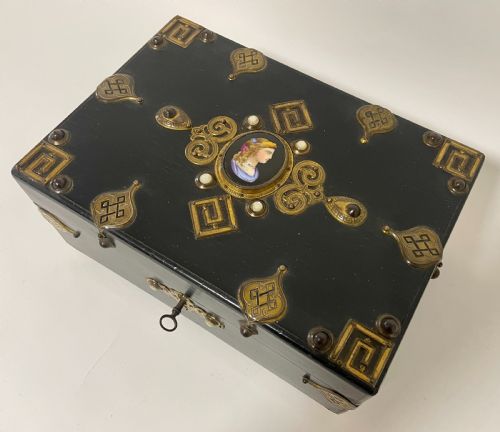 fig 1. Antique French Napoleon III Jewellery Box