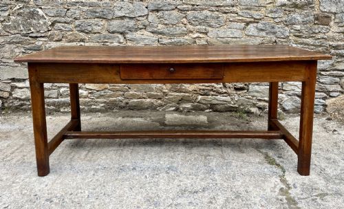 fig 1. Antique French Chestnut Farmhouse Table