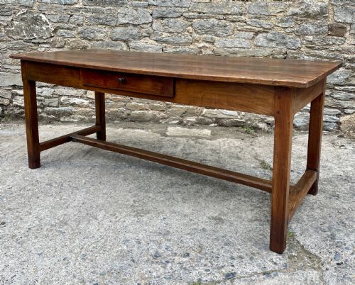 fig 3. Antique French Chestnut Farmhouse Table