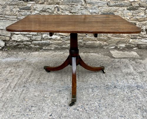 fig 2. Georgian Oak Tilt Top Breakfast Table