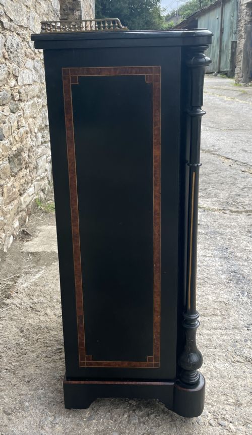 fig 2. Victorian Aesthetic Style Ebonised Music Cabinet