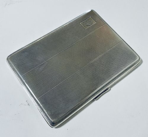 Antique Art Deco Silver Cigarette Case