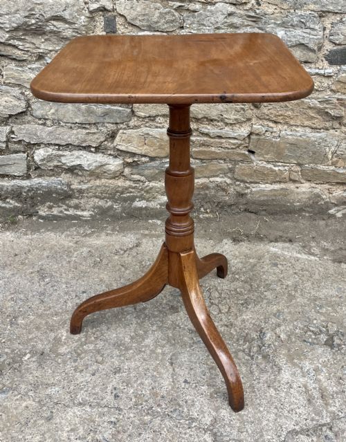 fig 1. ?Georgian Mahogany Tilt Top Wine Table