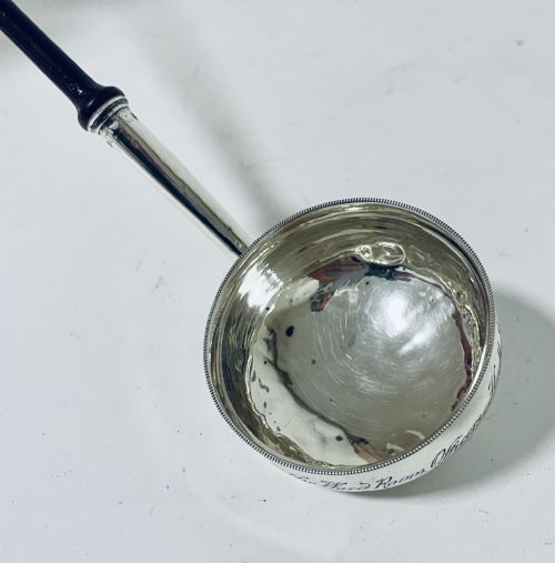 fig 1. Georgian Silver Toddy Ladle