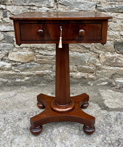 fig 1. Regency Mahogany Work Table