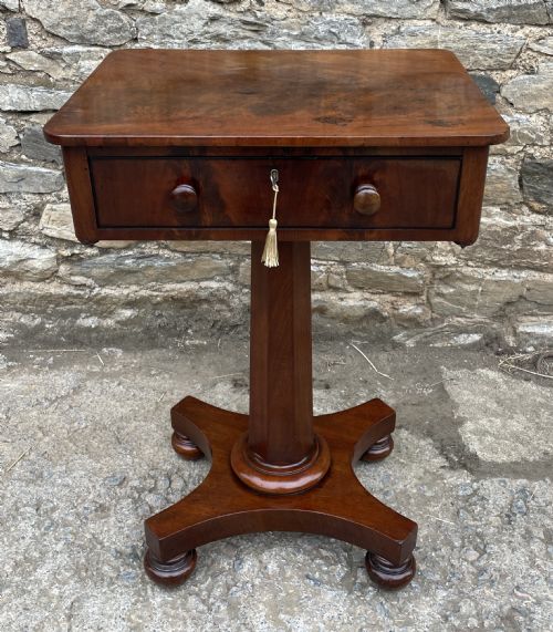 fig 2. Regency Mahogany Work Table