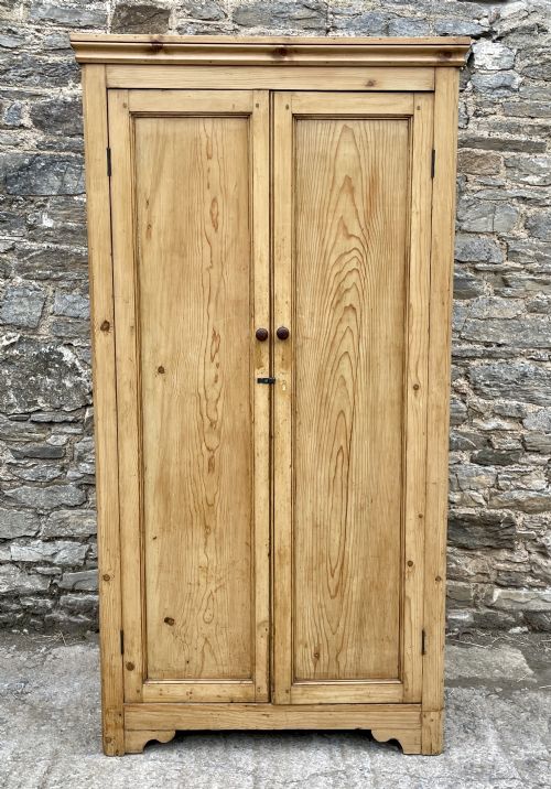 fig 1. Large Antique Pine Cupboard