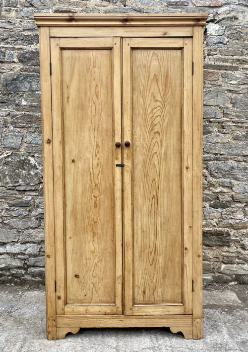 fig 2. Large Antique Pine Cupboard