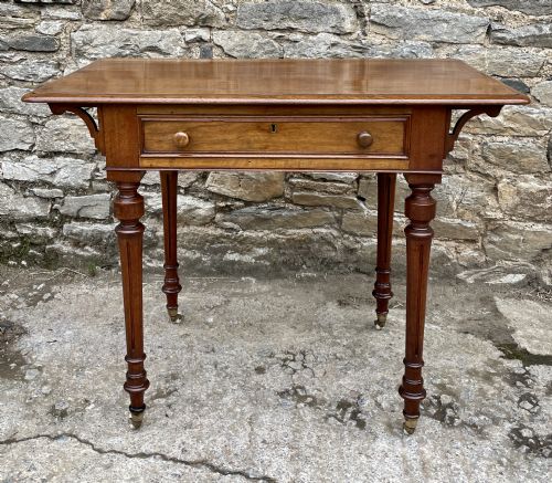 fig 1. Victorian Walnut Writing Table