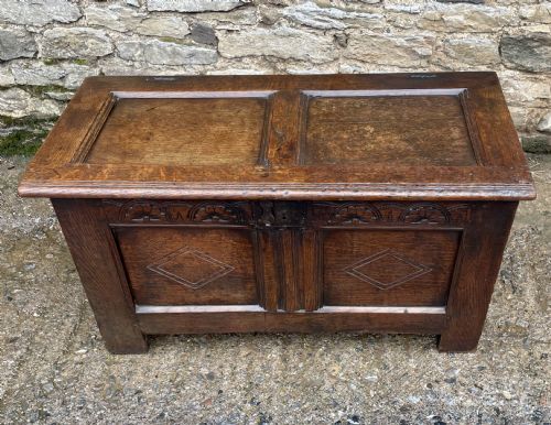 fig 2. 18th Century Oak Coffer