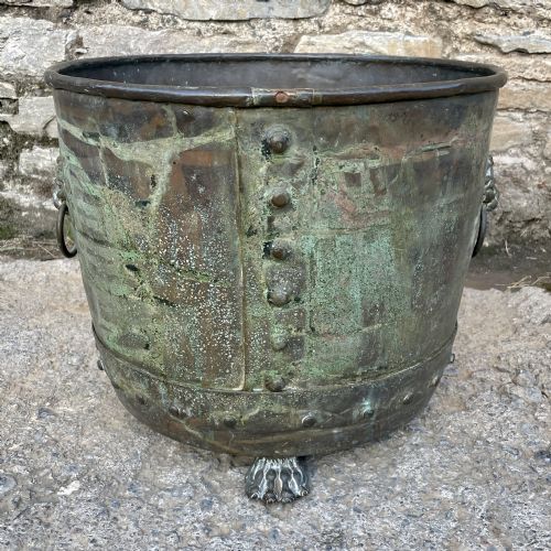 fig 1. Victorian Verdigris Riveted Copper