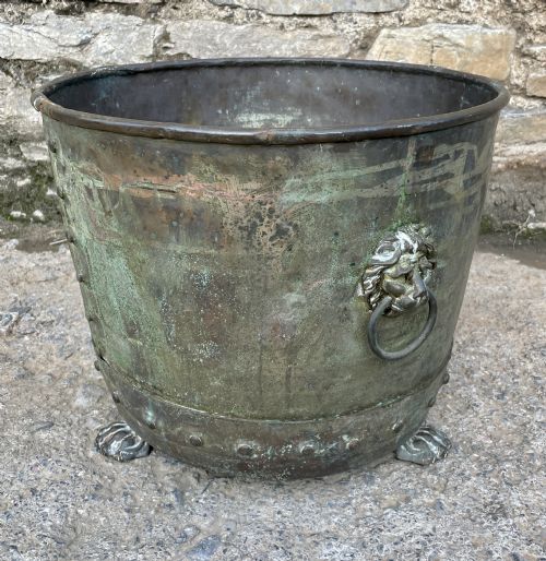 fig 2. Victorian Verdigris Riveted Copper