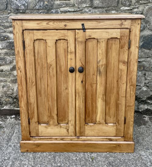 Antique Stripped Pine Cupboard