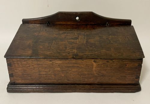 Georgian Oak Candle Box
