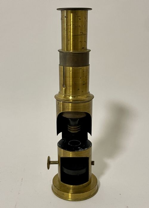 fig 1. Antique Brass Field Microscope