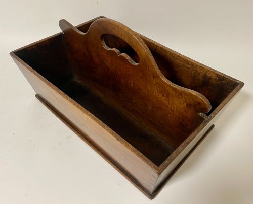 fig 1. Georgian Mahogany Cutlery Tray