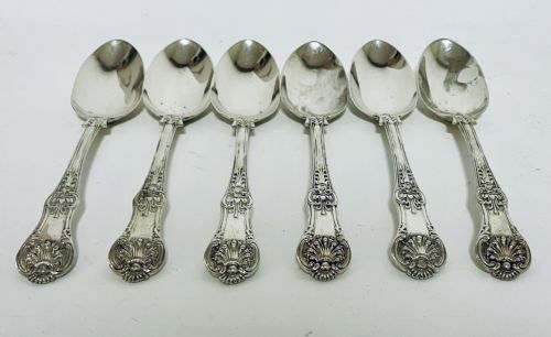 fig 2. Set of Six Georgian Silver Tablespoons