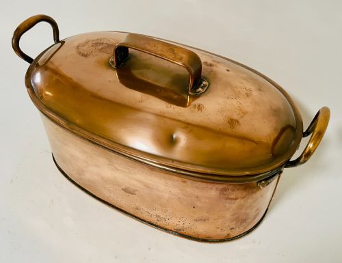 fig 1. Antique Copper Fish Kettle