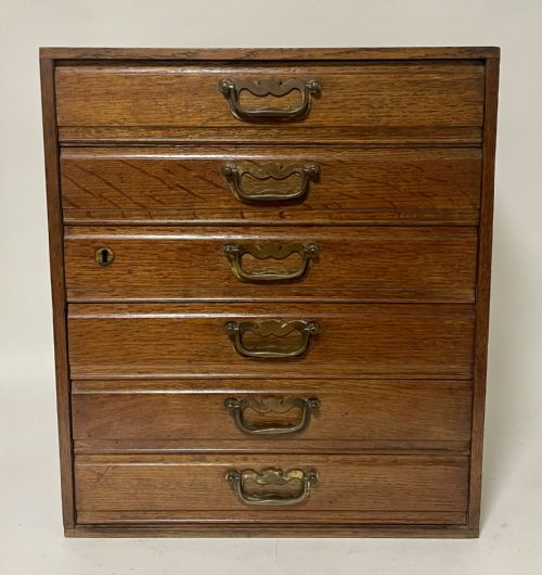 Antique Oak Filing Drawers