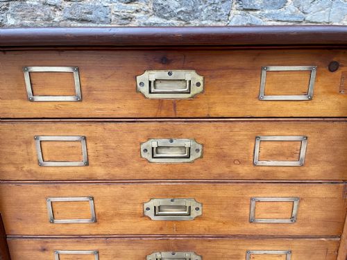 fig 2. Victorian 12 Drawer Museum Specimen Cabinet