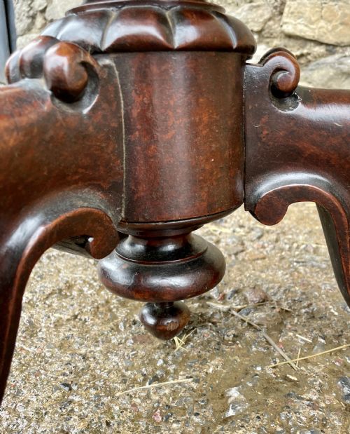 fig 4. Victorian Mahogany Revolving Piano Stool