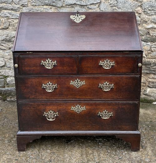 fig 1. Small Georgian Oak Bureau