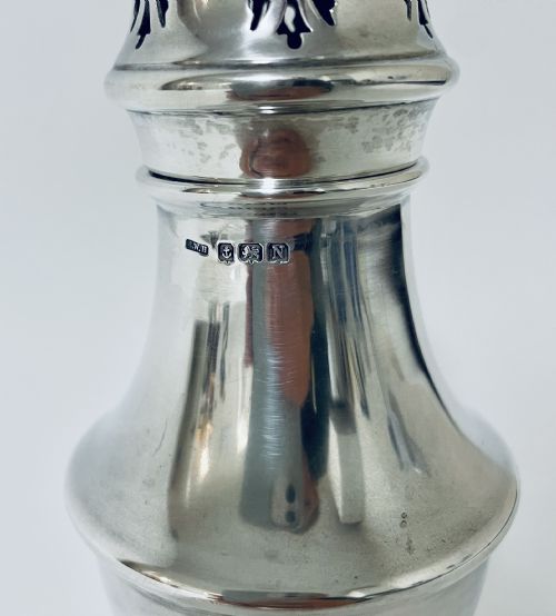 fig 2. Antique Silver Sugar Caster