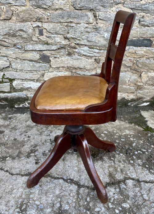 fig 2. Edwardian Swivel Desk Chair
