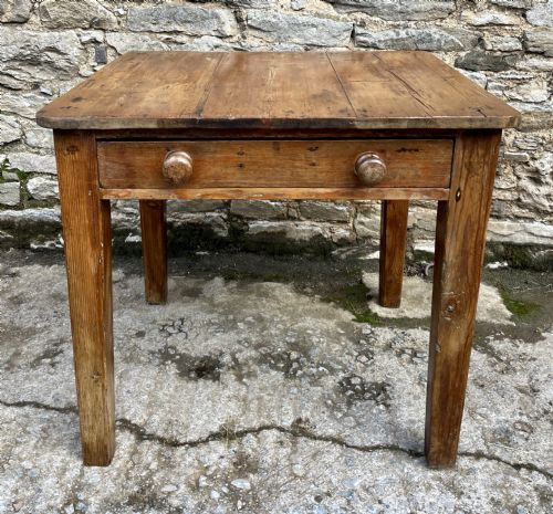 fig 1. Small Antique Pine Table