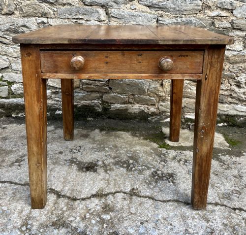 fig 2. Small Antique Pine Table