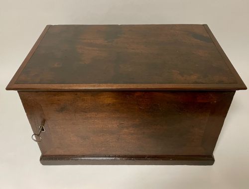 fig 1. Georgian Mahogany Estate Cupboard Possibly Military