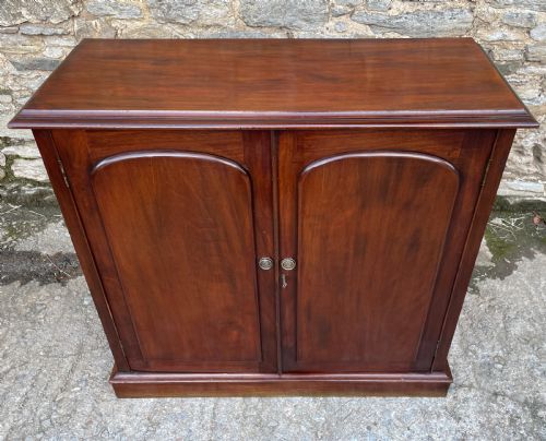 fig 1. Victorian Mahogany Cupboard
