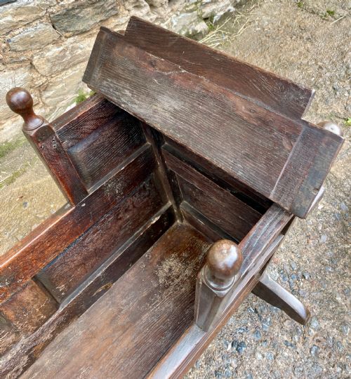 fig 2. 18th Century Oak Cradle