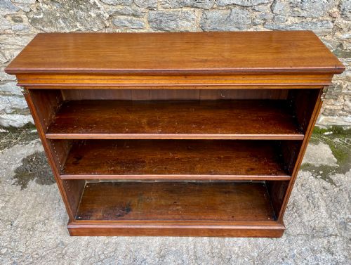 fig 2. Victorian Walnut Open Bookcase