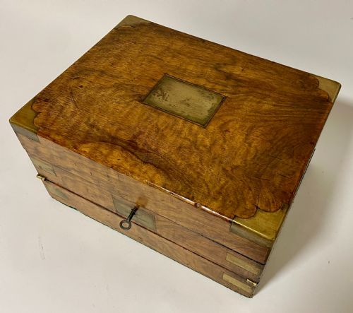fig 1. Victorian Walnut Writing Slope