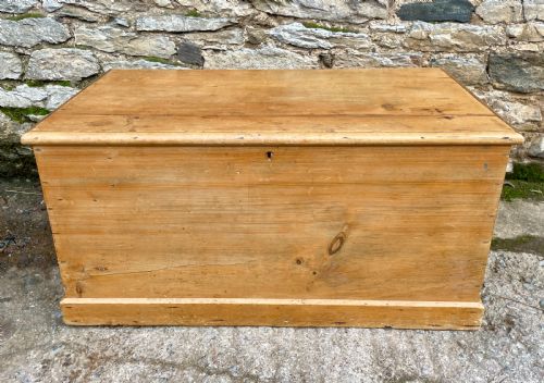 Antique Pine Blanket Box