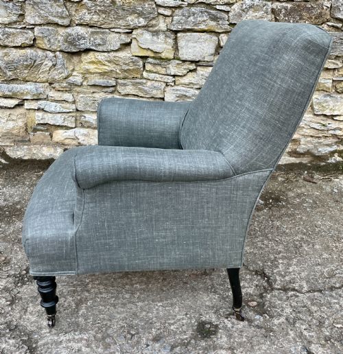 fig 2. Antique French Upholstered Armchair