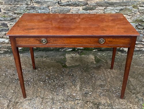 Large Georgian Mahogany Side Table
