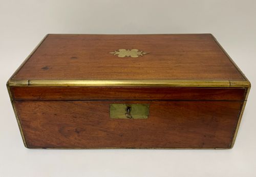 Victorian Mahogany Writing Slope with Secret Drawers