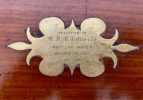 fig 2. Victorian Mahogany Writing Slope with Secret Drawers