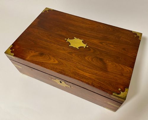fig 1. Victorian Mahogany Writing Slope