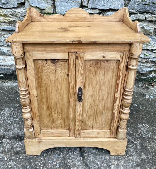 Small Antique Pine Cupboard